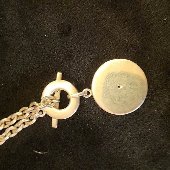 Sterling Silver Fob Style Necklace - Picture 3 of 8